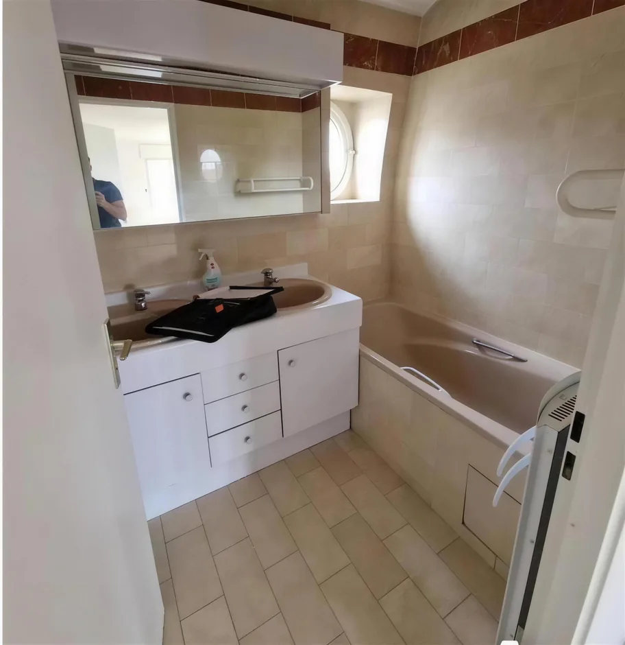 Salle de bain avant rénovation