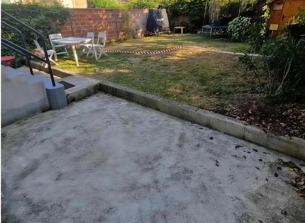 Terrasse avant rénovation